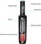 Duramont Office Chair Cylinder Replacement - Gas Lift, Hydraulic Piston - Universal Fit for All Chairs - Heavy Duty, Adjustable Height - Includes Easy Removal Tool, Installation Instructions & Gloves