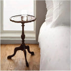Gilded Retro Style Round Table Sofa Side Living Room Corner Bedroom Storage Small Side Table