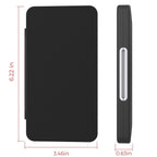 HEIYING Switch Game Card Case for Switch 2 & OLED & Lite,Portable Black Memory Storage Holder with 24 Game Card Slots and 24 Micro SD Cards Slots for Easy carrying