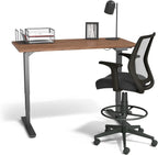 Staples Drafting Stool, Mesh, Ergonomic, Adjustable Height, Swivel, Black