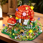 Mushroom House Mini Building Blocks Sets - 2798PCS Unique Creative Ideals Ganoderma Hotel Treehouse Micro Mini Blocks Bricks Kit Toys for Adult, Collectible Architecture Deco, Birthday Gift for Kid