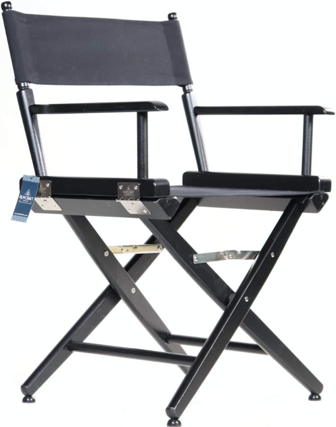 Filmcraft Short Black Frame Director Chairs (Black Frame/Black Canvas)