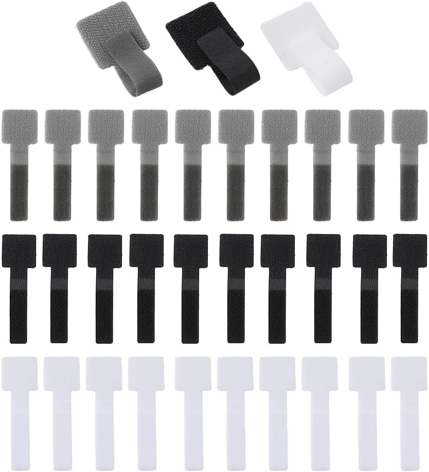 Ximimark 30pcs Versatile Cord Organizer Set for Kitchen Appliances - Space-Saving Cord Holder for Mixers, Coffee Makers, and More - Durable, Easy-to-Install Design for a Clutter-Free Counter