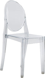 Stackable Acrylic Ghost Event Chairs – Set of 4