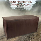 Large Storage Bench Lockable Outside Storage Box Container Waterproof for Furniture Outdoor Cushions Garden Pool Tools