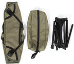 Ultralight Detachable Folding Camping Chair | Portable outdoor seat for beach, BBQ, hiking and picnic(Army Green L)