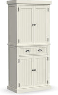 Homestyles Nantucket Pantry, 30", Off White