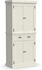 Homestyles Nantucket Pantry, 30", Off White