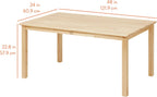 Back2School Express Wooden Activity Table, Kids Furniture, Natural