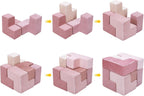 7Pcs Elastic Sponge Toddler Cushions Wear Resist Inspiring Creativity Blocks Chair for Kids Bedroom Playroom Furnitures
