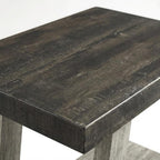 Furnifact Brown, Side Table, MDF Construction, Open Shelf, Durable Home Design, Warm Stylish Finish, Quality Build for Home