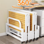 Camping Bed Simple Bed Folding, Single Nap, Home Cooling, Accompanying Marching Folding Bed(Large)
