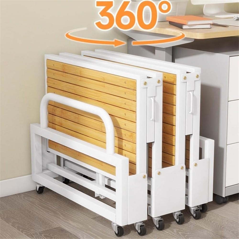Camping Bed Simple Bed Folding, Single Nap, Home Cooling, Accompanying Marching Folding Bed(Large)