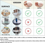 Deep Dream 2mm Thick Clear Table Cover Protector 36 x 60 Inch, Plastic Table Cover Rectangle, PVC Clear Table Protector, Desk Protector Mat for Dining Room Table