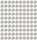 Pack of 100 Silicone Neon Mounting Clips Holder LED Strip Clips Bracket Support Fixing Clamps Accessories for 5-6mm Light