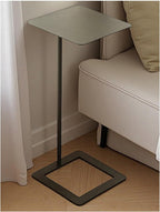 Compact Side Table with Storage Shelf - Multi-Functional End Table for Living Room, Bedside, Coffee Table Balcony(Black,28x28x60cm)