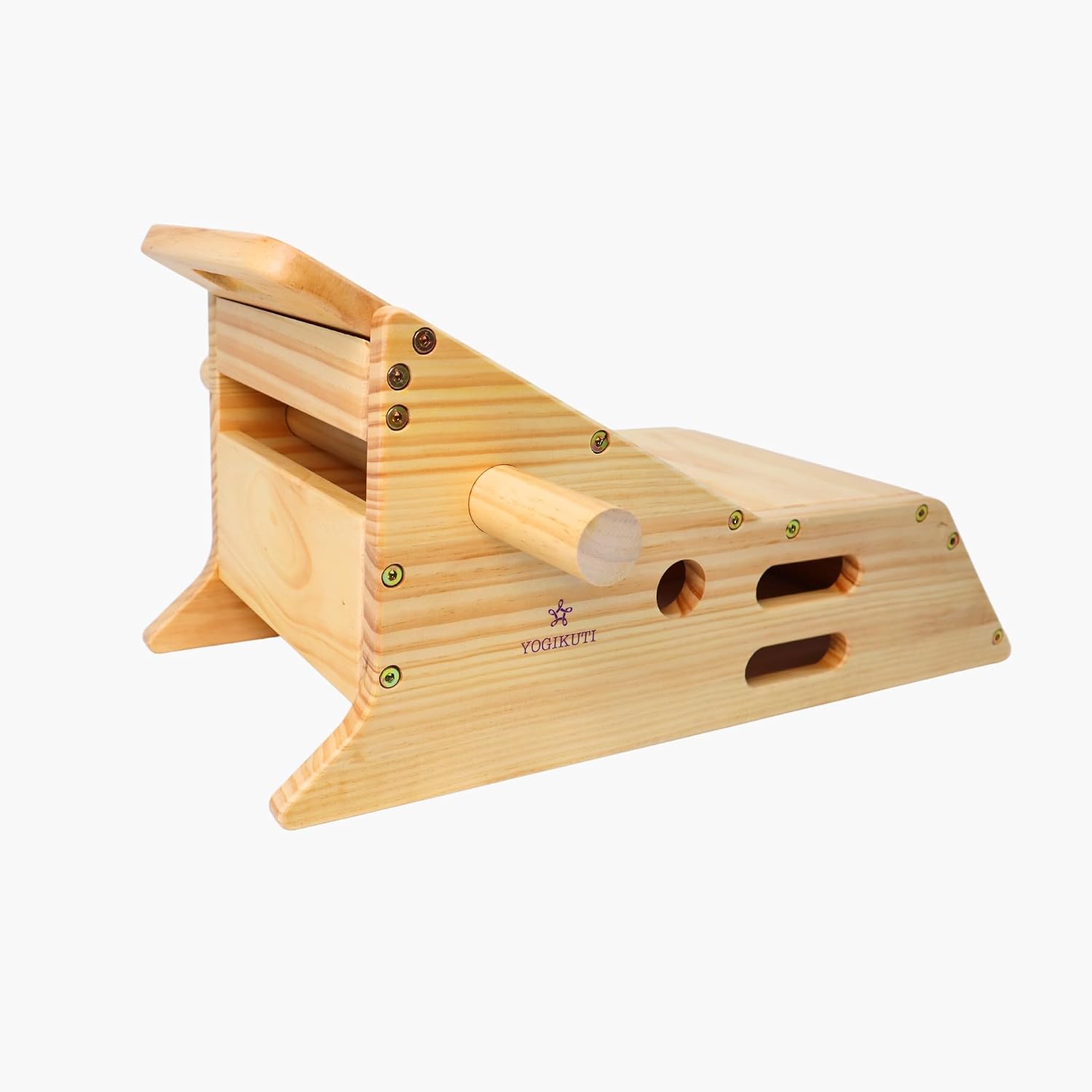 Yogikuti Simhasana Box - Yoga Heart Bench, Face & Neck Relief for Stress Reduction and Relaxation, Perfect for Restorative and Yin Yoga Practice