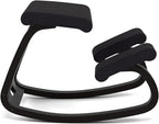 Varier Variable Black/Black Ergonomic Office Kneeling Chair for Desk – Back Pain Relief, Rocking Seat for Home, Study & Posture Support – 10 Year Manufacturer Warranty