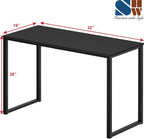SHW Mission 32-Inch Home Office Computer Desk, Black