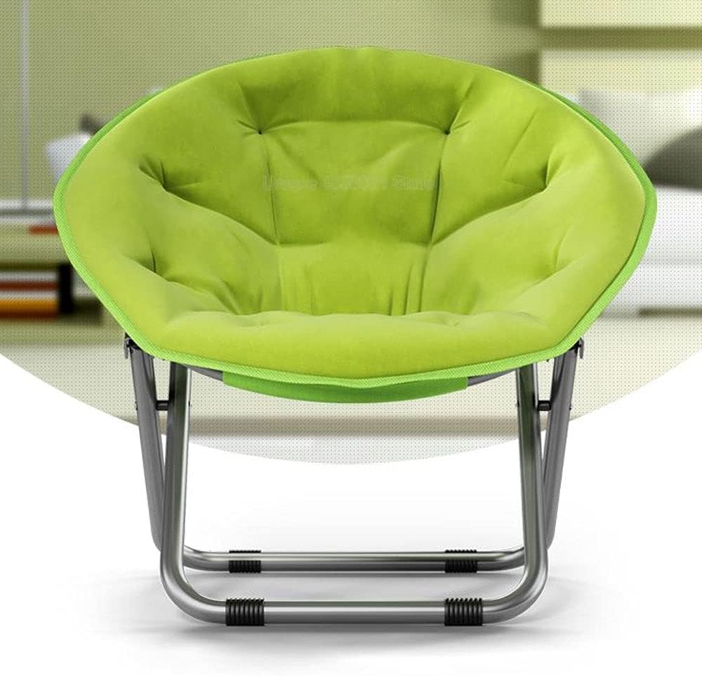 Moon Chair Sun Lounger Lazy Rarecliner Folding Round Sofa Backrest