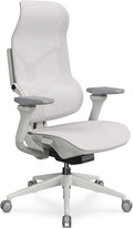 Sunaofe Morph Classic Ergonomic Office Chair - Adjustable Lumbar Support, 7D Armrests, 140° Recline, Breathable Mesh, 300lb Capacity, BIFMA Certified, 5-Year Warranty Grayish