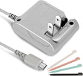 DS Lite Charger Kit Compatible with Nintendo DS Lite 100-240V Wall Plug Adapter with 4 Stylus Pen for Nintendo DS Lite