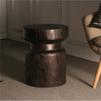 Coffee Table Tall Stump Side Garden Stool Tree Stump End Table Accent Plant Stand Holder(A)