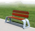 Patio Benches for Outdoors Outdoor Rest Park Bench Seat Square Garden Solid Wood Plastic Garden Benches for Outdoors