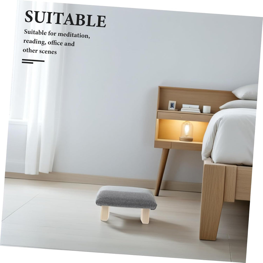 Kisangel Ergonomic Kneeling Stool Chair for Prayer Kneeling Posture Bench Wooden Prayer Bench Soft Cotton Surface