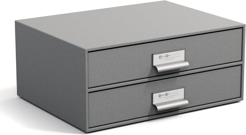STORE.IT Bigso Box Birger 943154144 Storage Box with Drawers 33 x 25 x 14.5 cm Grey