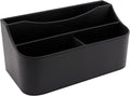 Realspace® Faux Leather Desk Valet, Black