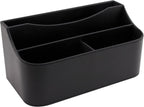 Realspace® Faux Leather Desk Valet, Black