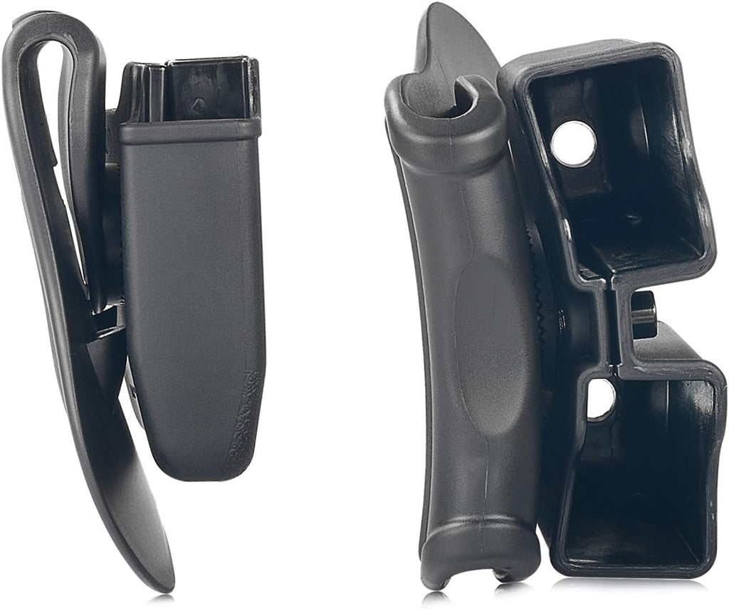 Double Magazine Pouch Fit Glock 17 19 22 23 26 27 31 32 33 34 35 37 38 39-9mm .40 Cal Dual Stack Mag Holder | Polymer Paddle Holster | 360°Adjustable Cant | Ambidextrous | Outside Waistband | Black
