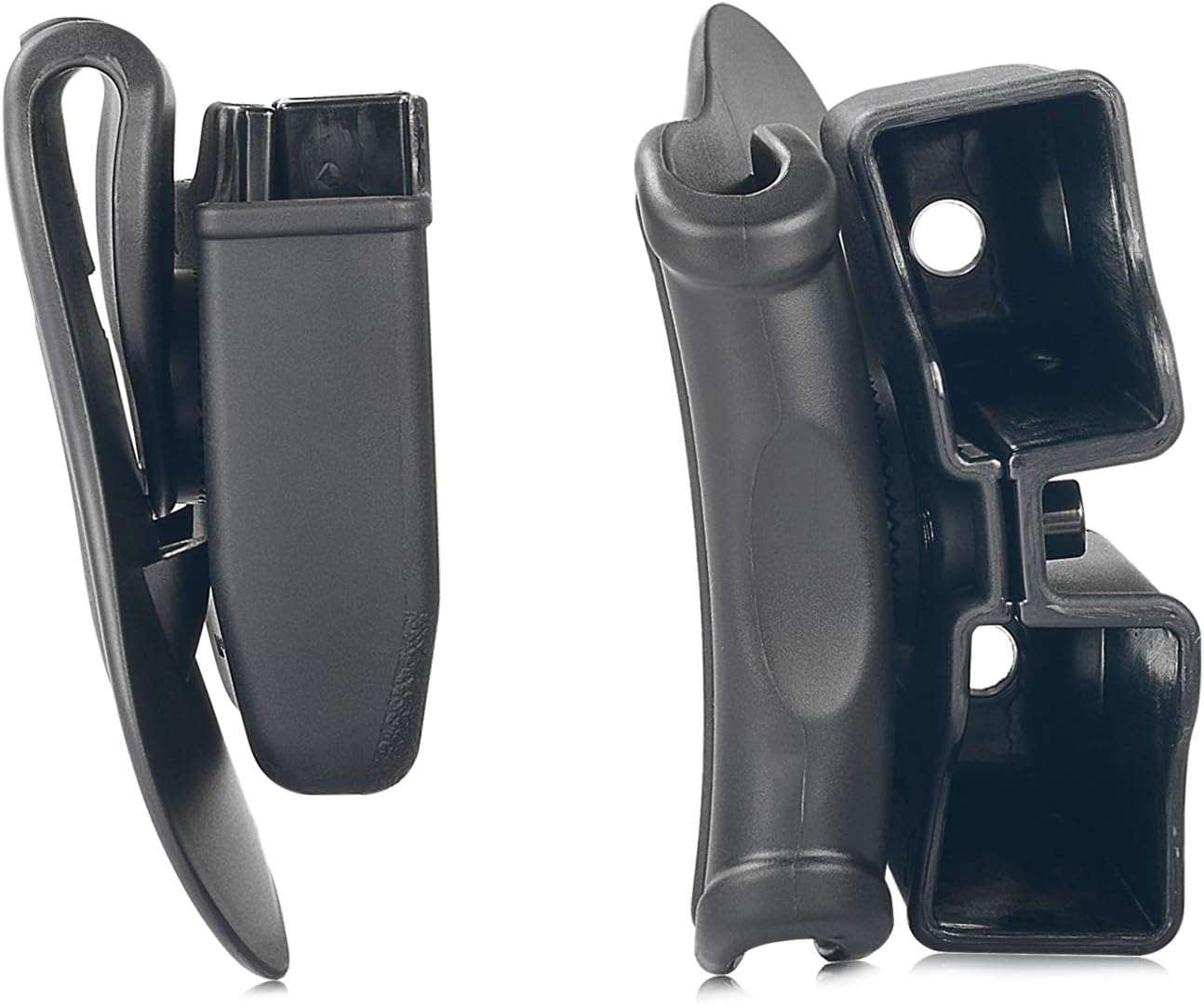 Double Magazine Pouch Fit Glock 17 19 22 23 26 27 31 32 33 34 35 37 38 39-9mm .40 Cal Dual Stack Mag Holder | Polymer Paddle Holster | 360°Adjustable Cant | Ambidextrous | Outside Waistband | Black