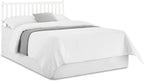 Delta Children Ruby 6-in-1 Convertible Crib & Changing Table 2-Piece Set - Greenguard Gold Certified, Bianca White