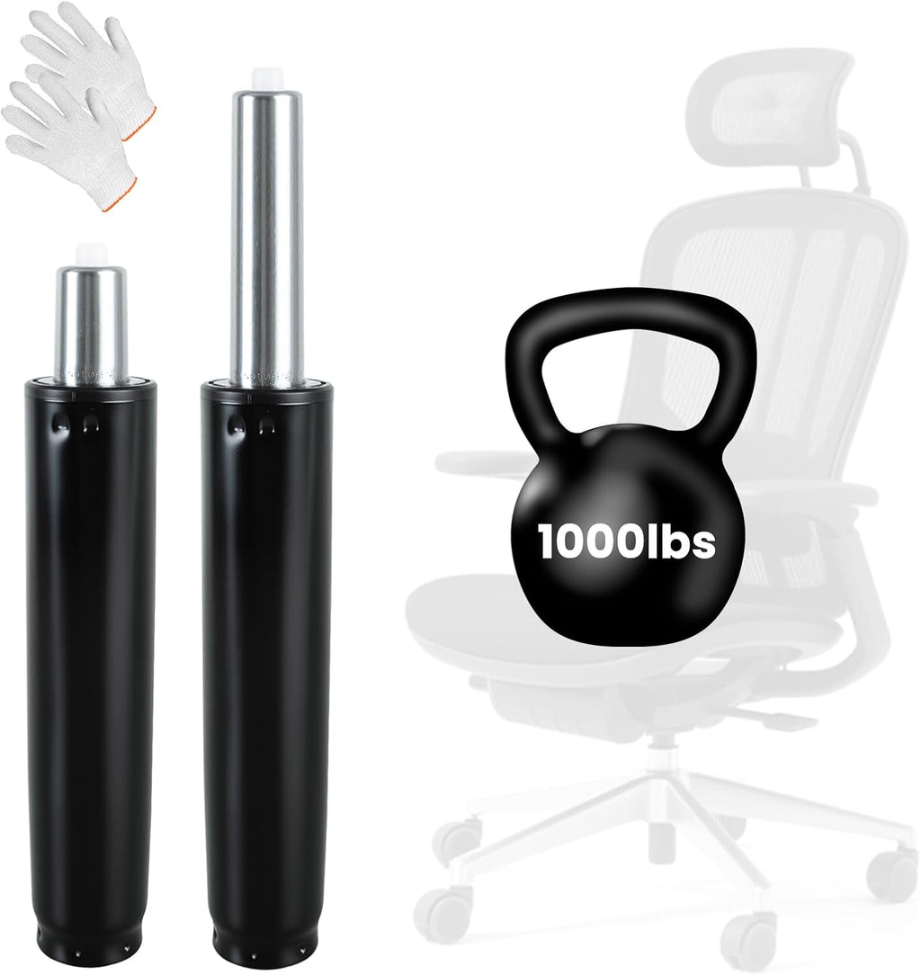 11 Inches to 16 Inches Office Chair Cylinder Replacement 1000lbs, 5.5" Stroke, Chair Gas Lift Cylinder Fits Most Chairs, Office Chair Hydraulic Cylinder Replacement Parts,Class 4