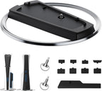 OLCLSS Vertical Stand for P5 Pro, P5 Slim & P5 Consoles (Digital/Disc) with 9 Silicone Dust Plugs - Anti-Slip Base, Anti-Tip Design, Secure Screw, Accessories, Compatible with P5 Pro, Slim & 5 Models