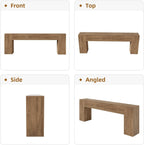 Epecoya Extra Long Console Tables for Entryway, 94.5 Inch Wooden Couch Table Behind Sofa Modern, Large Farmhouse Hallway Table for Living Room, Entrance, Entry Way, Natural Oak Brown
