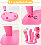 Children'S Footstools, Kindergarten Learning Stools, Plastic Light Footstools Are Durable and Movable (Red Wine)