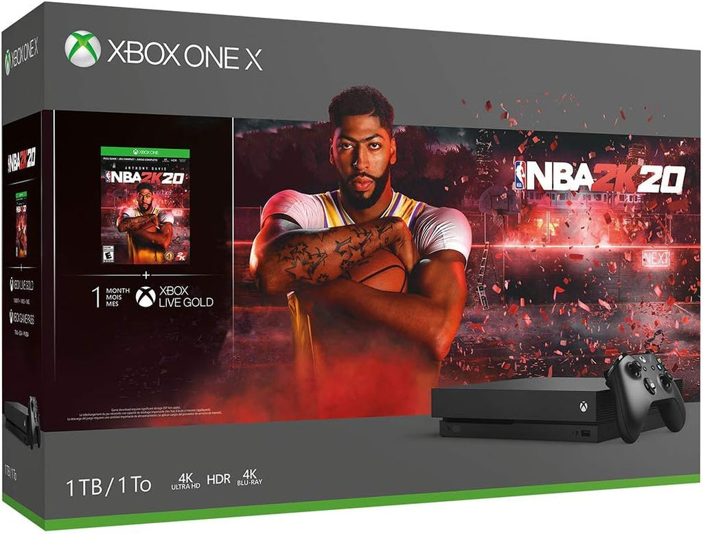 Xbox One X 1TB Console - NBA 2K20 Bundle (Renewed) (2017 Model)