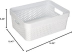 CURVER | Infinity Box 11L, White, 35.6 x 26.6 x 13.6 cm, Recycled Plastic