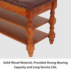 Tribesigns Solid Wood Shoe Bench with Cushion 2 Tier Lift Top, Storge Shoe Bench with Rack for Entryway, 8-10 Pair Shoe Organizer with Hidden Compartment for Hallway, Bedroom, Living Room