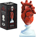 Gothic Anatomical Heart Vase - Valentines Creepy Large Human Heart Shaped Flower Planter - Horror Lovers Halloween Themed Gifts for Adult Women - Edgar Allan Poe Spooky Decor Weird Oddities