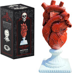 Gothic Anatomical Heart Vase - Valentines Creepy Large Human Heart Shaped Flower Planter - Horror Lovers Halloween Themed Gifts for Adult Women - Edgar Allan Poe Spooky Decor Weird Oddities