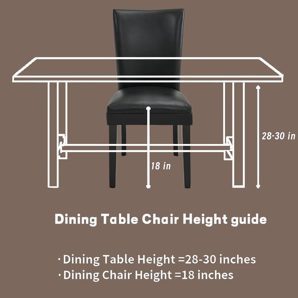 Solid Wood Dining Chairs Set of 4 with UP High Back, Modern Classic Kitchen Chairs with Upholstered Seat, Holds 300 Lbs,Easy Assembly for Dining Room, Home Office Red CY1331RD