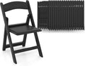 Giantex 20-Pack Folding Chairs, Portable Resin Event Chairs with Padded Seat, All-Weather Resin Frame, 1100 lbs Static Capacity, Lightweight Foldable Chair for Office, Wedding, Party, Outdoor