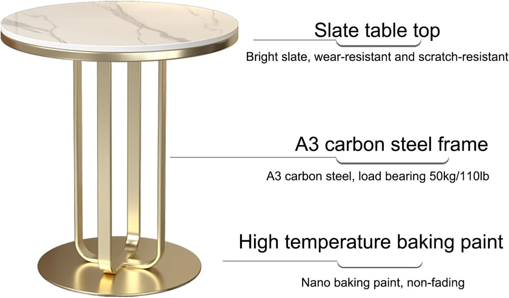 Round Coffee Table, Modern Side End Table for Living Room, Bedroom and Home Office, Versatile Coffee Table for Balcony and Entertaining, Stylish Accent Furniture