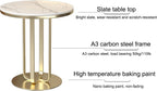Round Coffee Table, Modern Side End Table for Living Room, Bedroom and Home Office, Versatile Coffee Table for Balcony and Entertaining, Stylish Accent Furniture