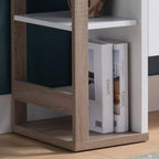 Modern Kitchen Pantry, White Buffet Storage Cabinet with 4 Shelves, Easy to Maintain, for Dining Room