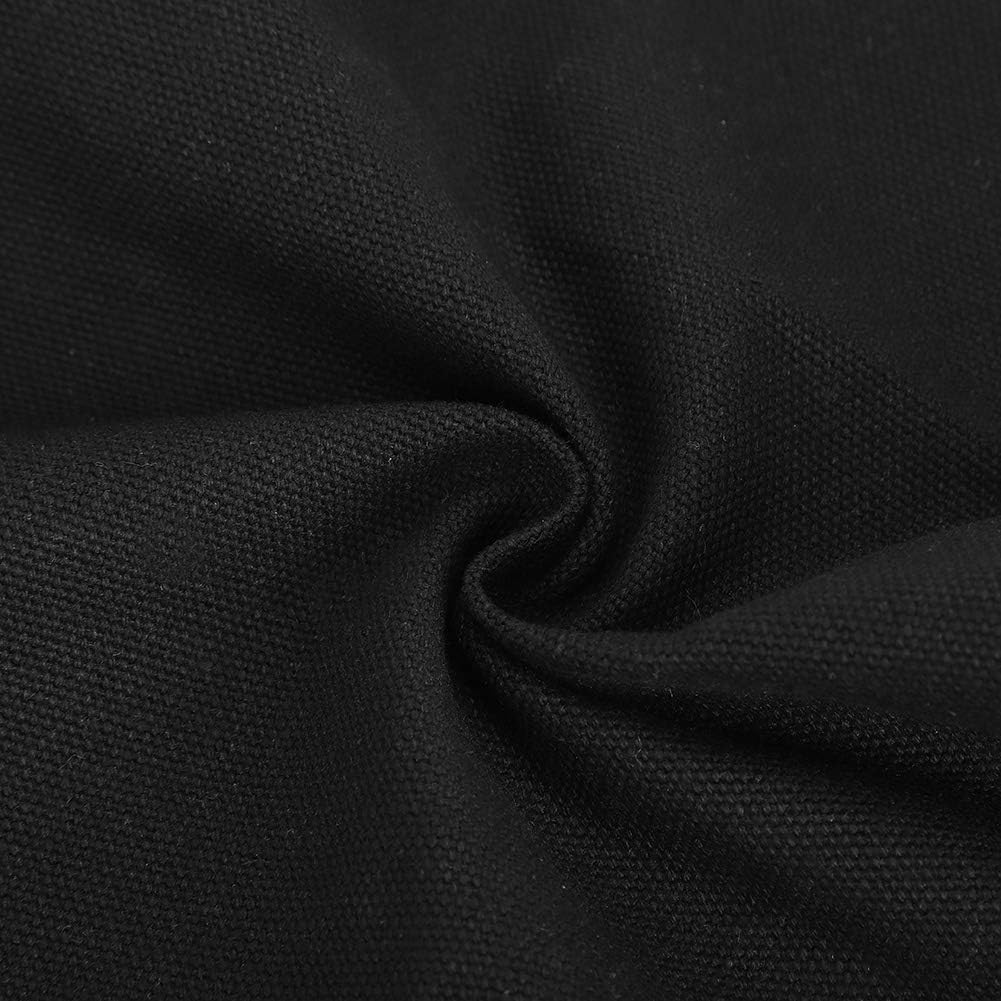 Zerone 1 Set Directors Chair Replacement,Chair Replacement Seat Cloth Home Supplies Furniture Accessories for Home Director Chair (Black)